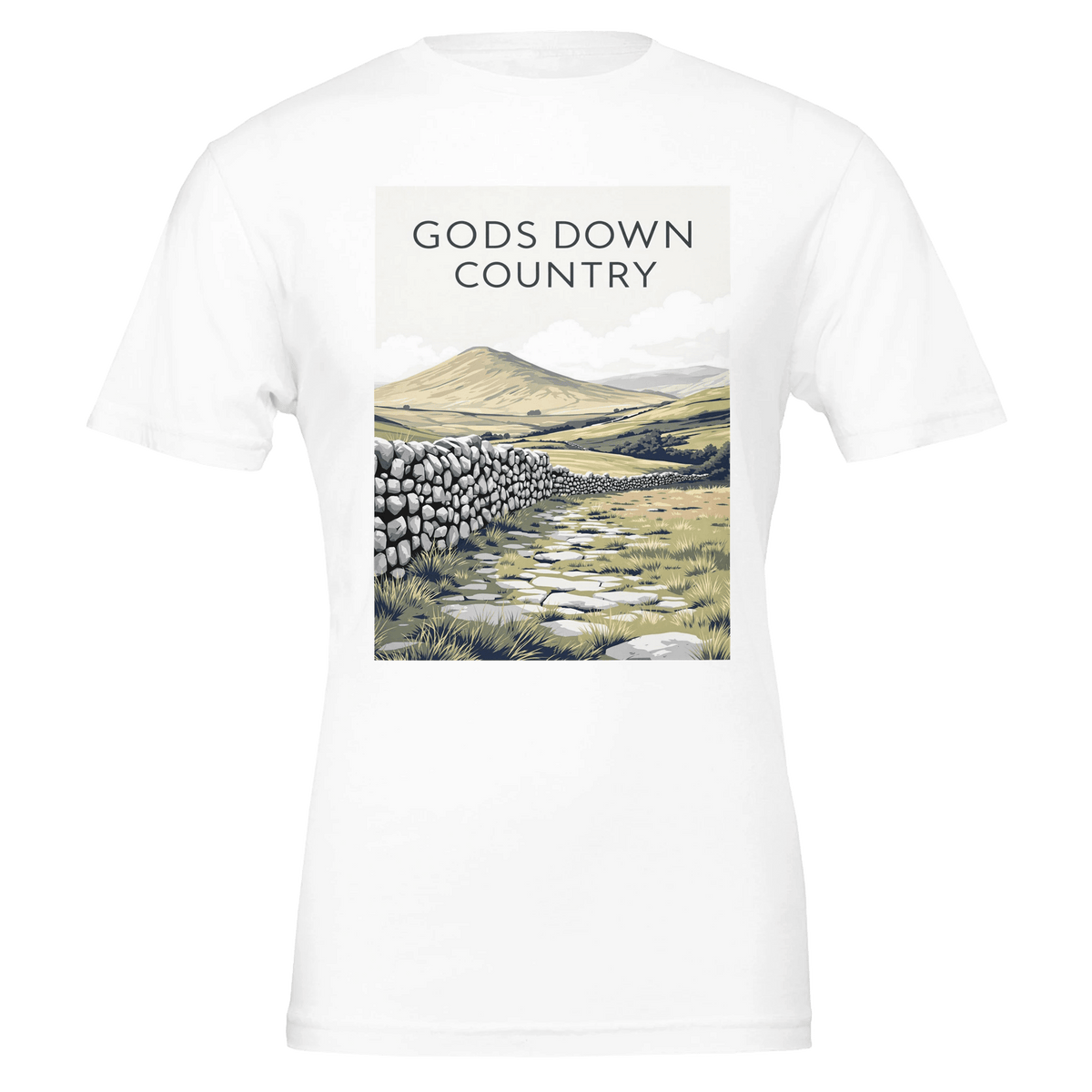 Yorkshire Dales Gods Own Country T-Shirt | Unisex Tee - Wild Thread Co