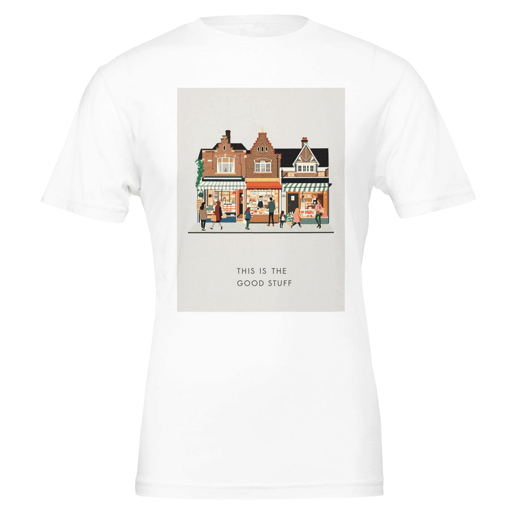 Yorkshire Market Town Saturday Morning British High Street Tee - Wild Thread Co