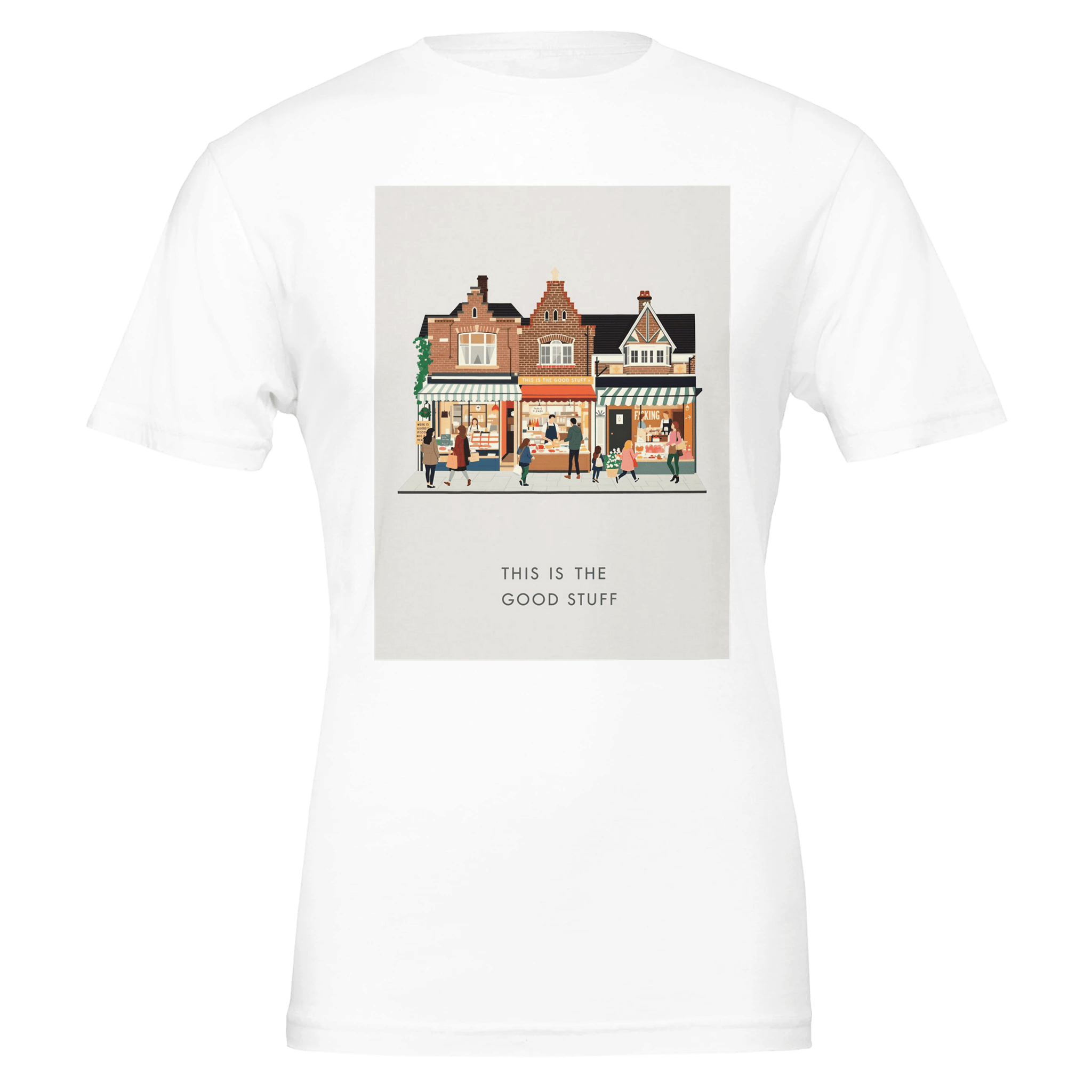 Yorkshire Market Town Saturday Morning British High Street Tee - Wild Thread Co