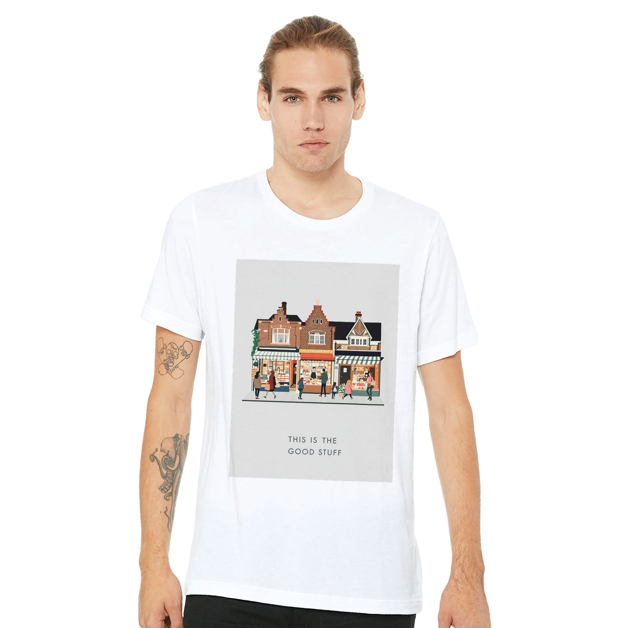 Yorkshire Market Town Saturday Morning British High Street Tee - Wild Thread Co
