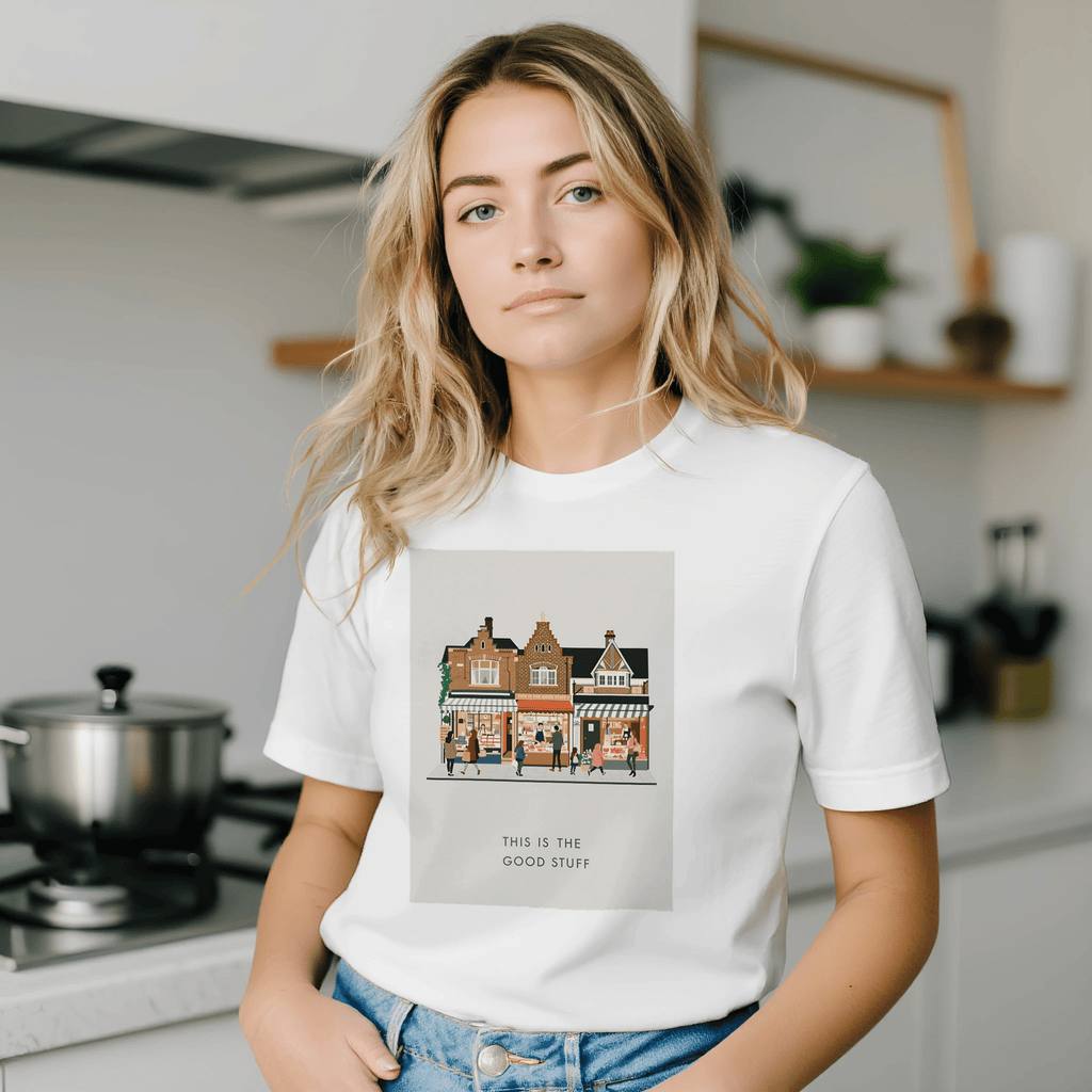 Yorkshire Market Town Saturday Morning British High Street Tee - Wild Thread Co