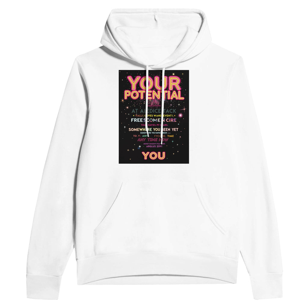 Your Potential Rave Hoodie UK | Festival Hoodie Motivational Graphic - Wild Thread Co