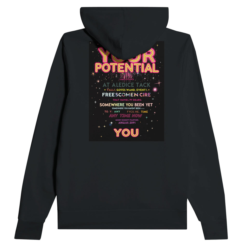 Your Potential Rave Hoodie UK | Festival Hoodie Motivational Graphic - Wild Thread Co