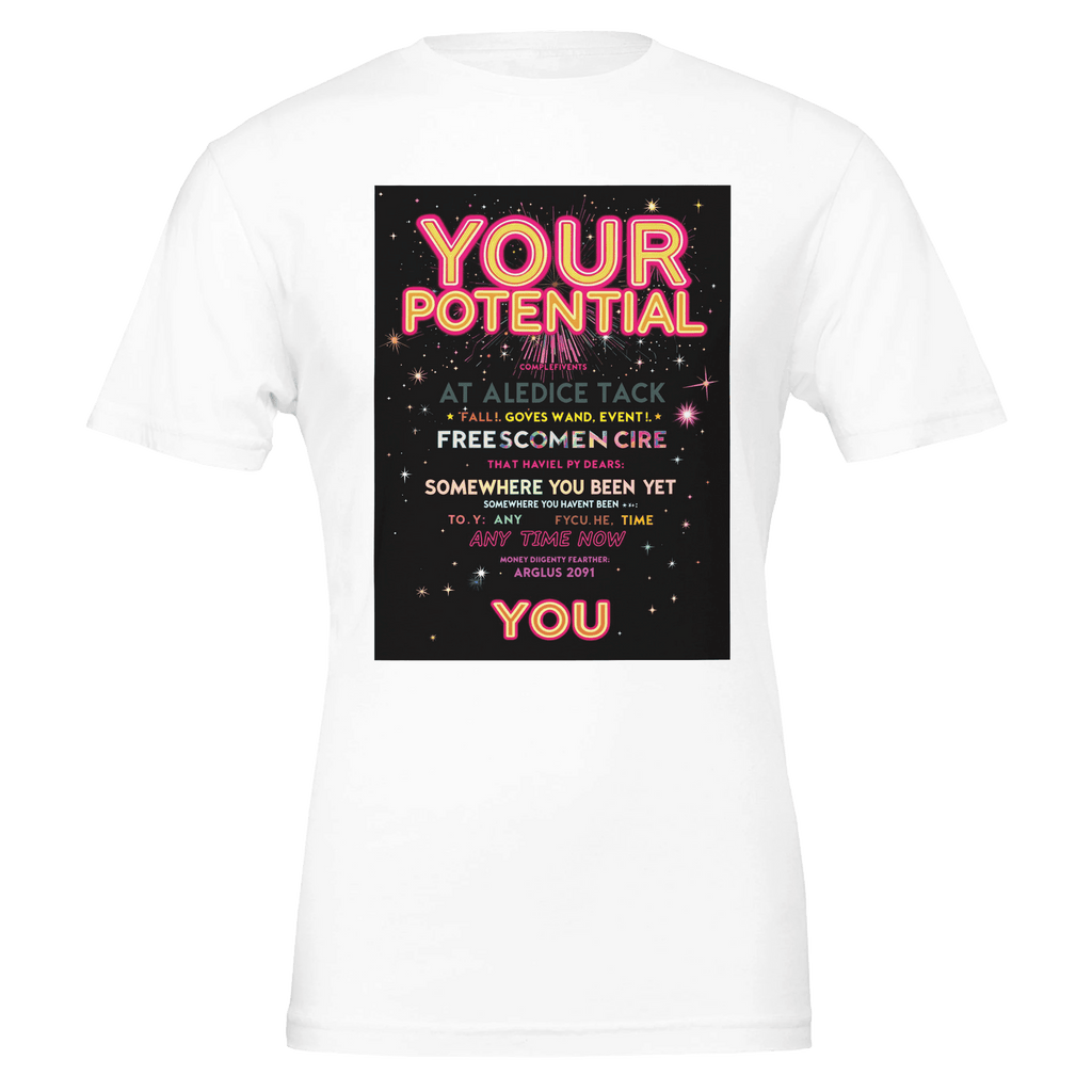 Your Potential Rave Shirt UK | Festival Tee Motivational Graphic - Wild Thread Co