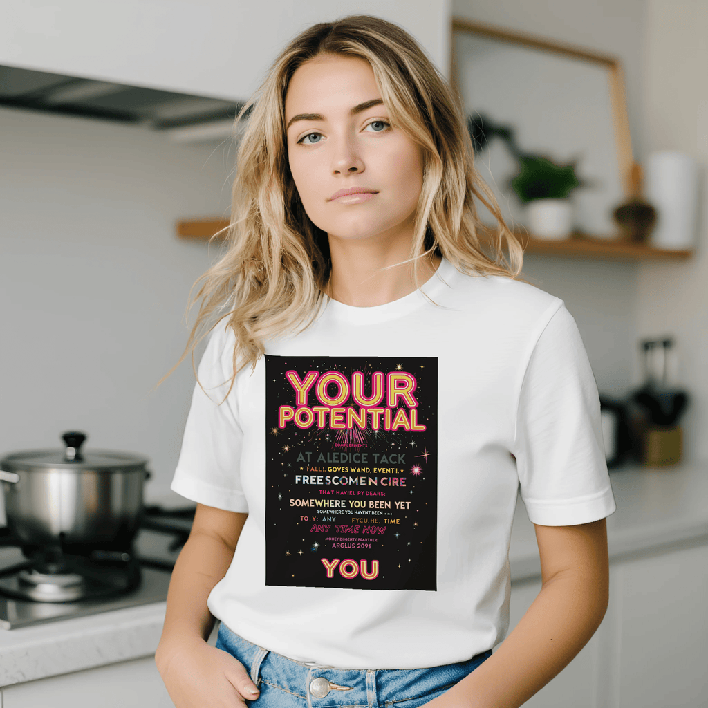 Your Potential Rave Shirt UK | Festival Tee Motivational Graphic - Wild Thread Co